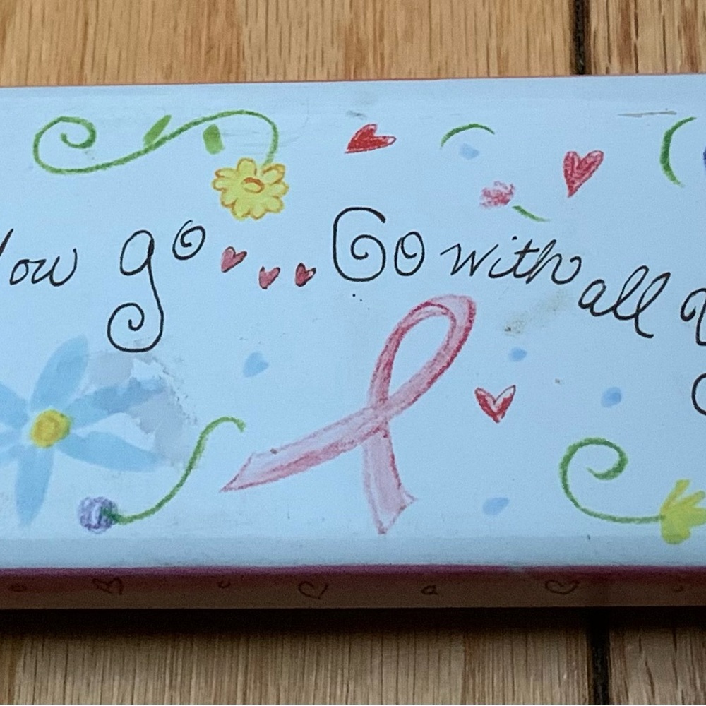 New Brighton Breast Cancer Charm Bracelet - Picture 2 of 3